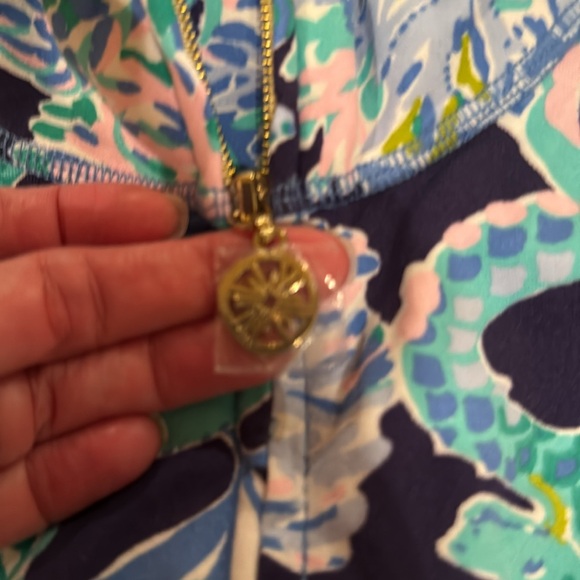 Lilly Pulitzer Luxletic Serena Jacket Sirens & Spirits large EUC - Picture 4 of 6
